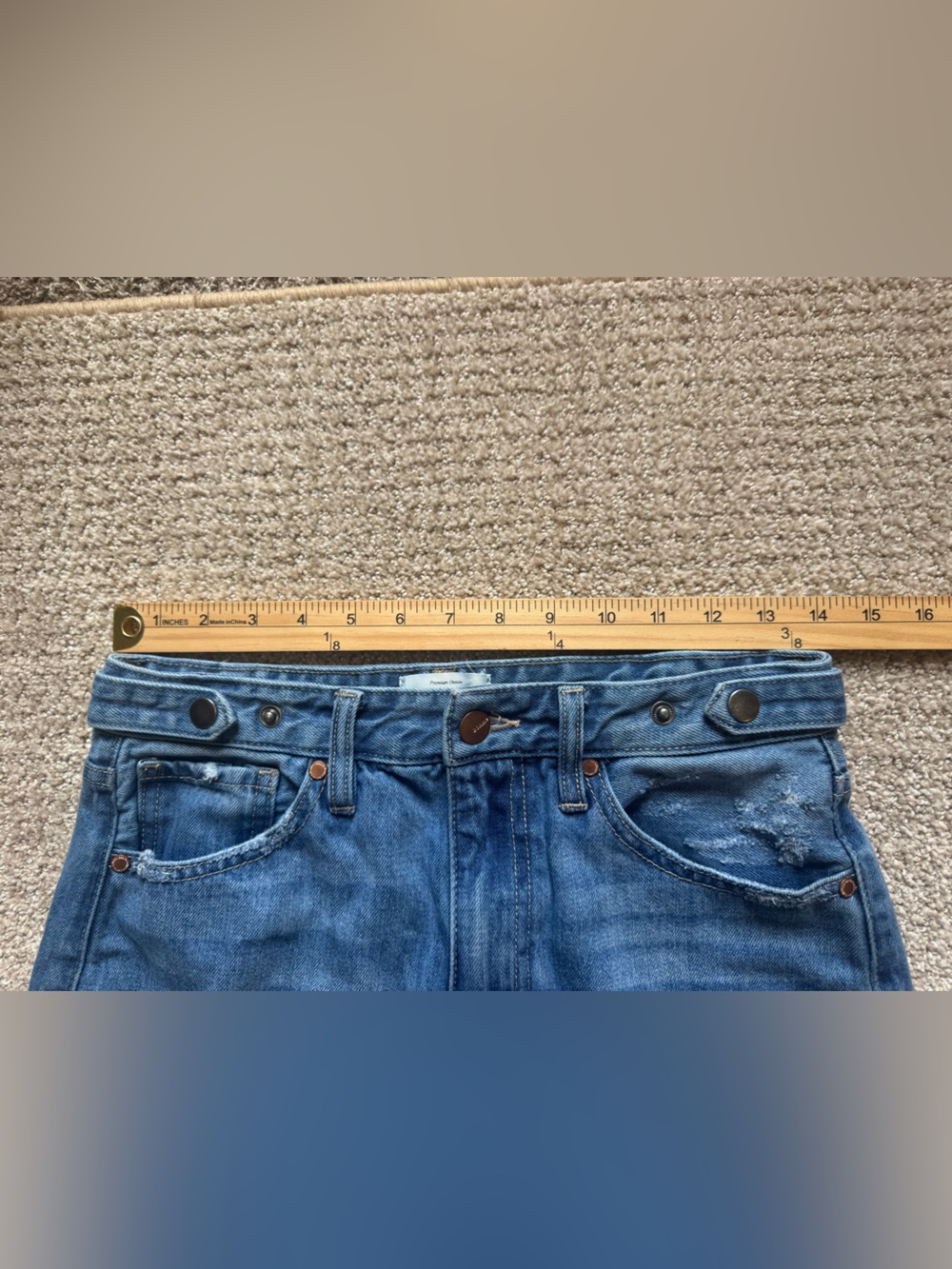 Bohme Sloan Wide Leg Jeans Adjustable waist - Picture 8 of 11